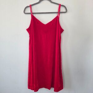 Red Velvet Lingerie Nightgown Sz 1X. Dark Romance Sexy Valentines Plus Size